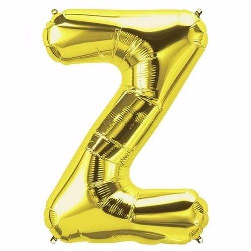 Gold Renk 76 cmZ Harf Folyo Balon Gold 76 cm