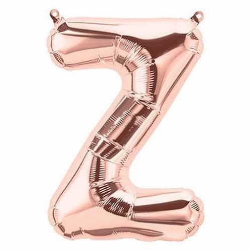 Z Harf Folyo Balon Gold Rose 76 Cm