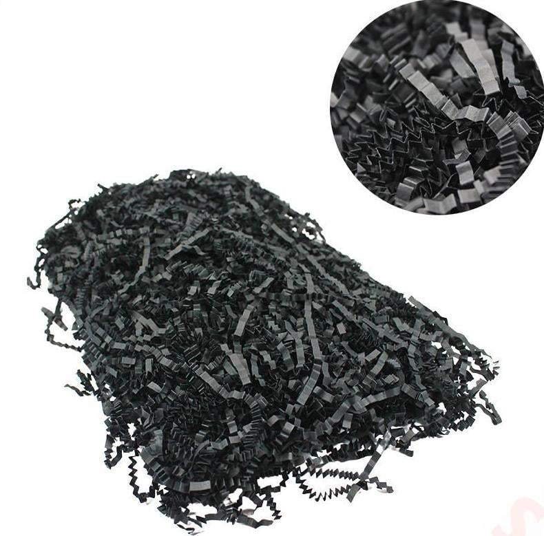 Paketleme MalzemeleriZigzag Siyah Kırpık Kağıt 250gr