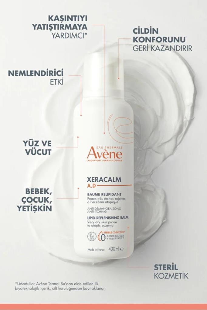 AVENE XeraCalm A.D. Lipid Replenishing Cream 400 ml 