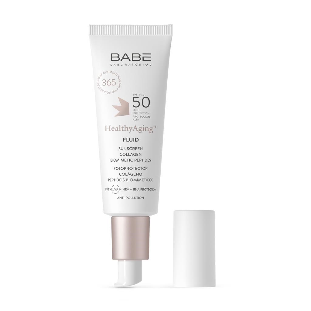 BABE HealthyAging+ Fluid Sunscreen SPF50 40 ml