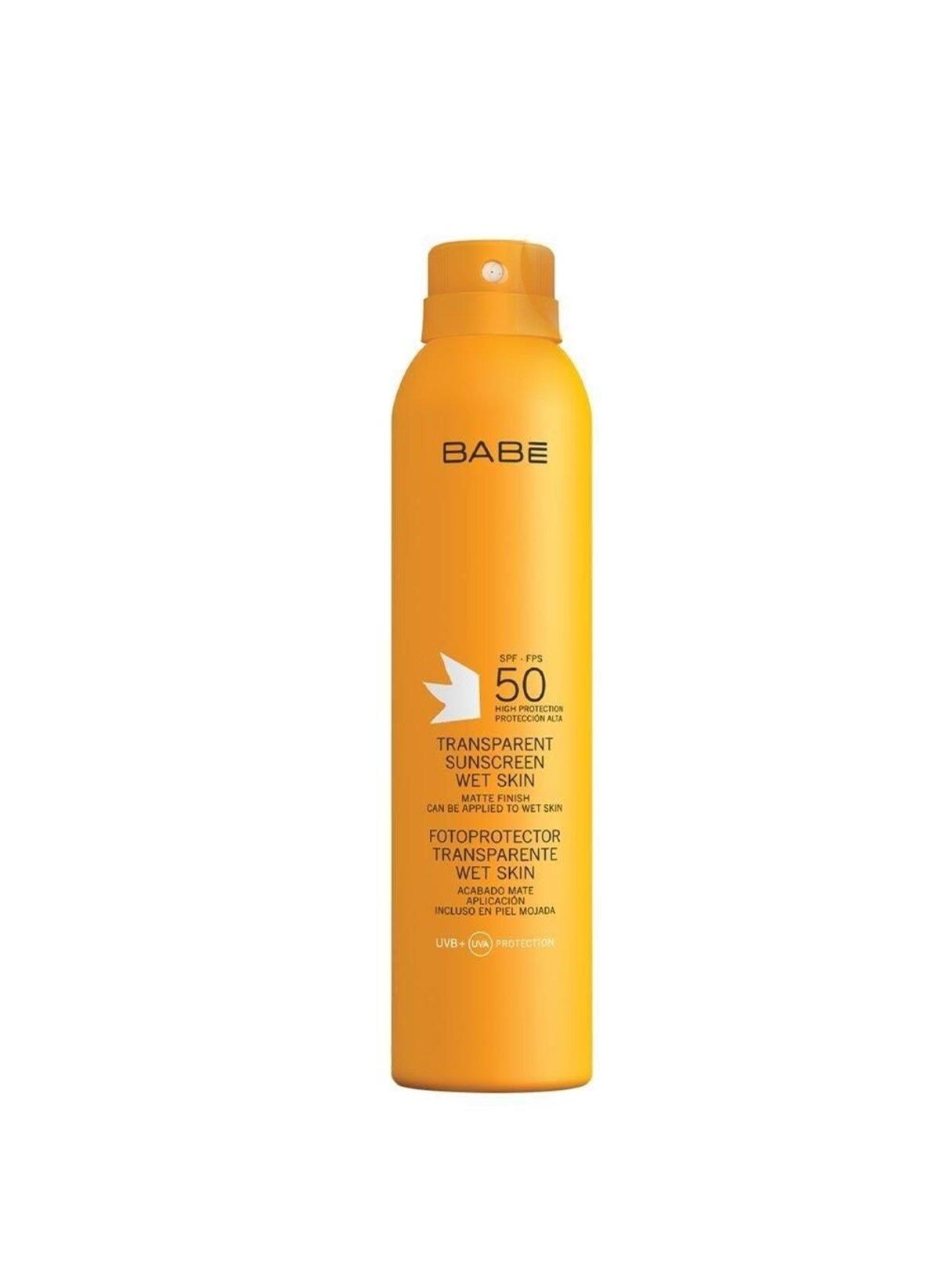BABE Transparent Sunscreen Wet Skin SPF50 200 ml