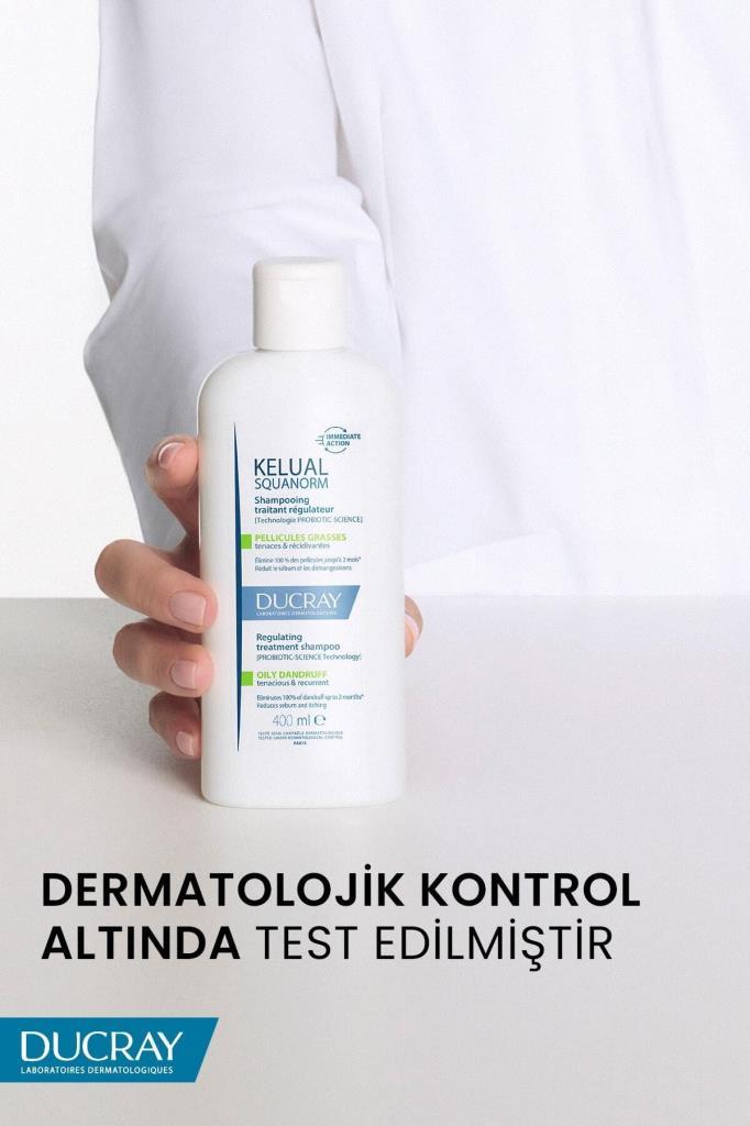 Kelual Squanorm Yağlı Saçlar için Kepek Şampuanı 400 ml