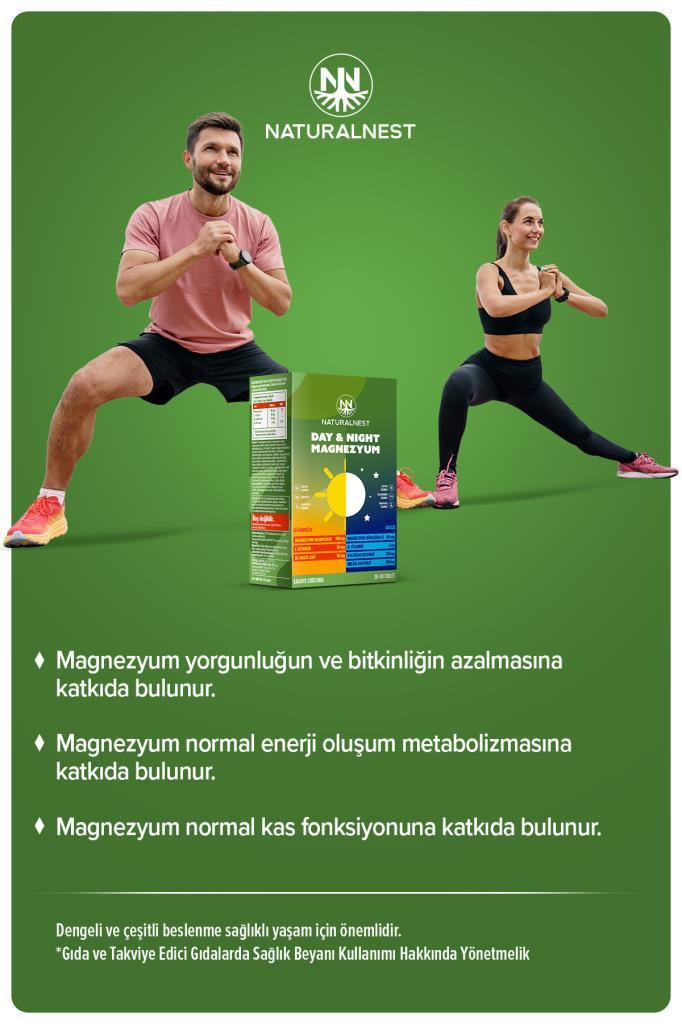 NATURALNEST Day & Night Magnesium 30+30 Tablet