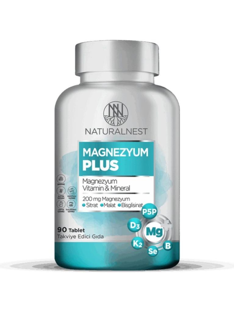 NATURALNEST MAGNEZYUM PLUS 90 TABLET