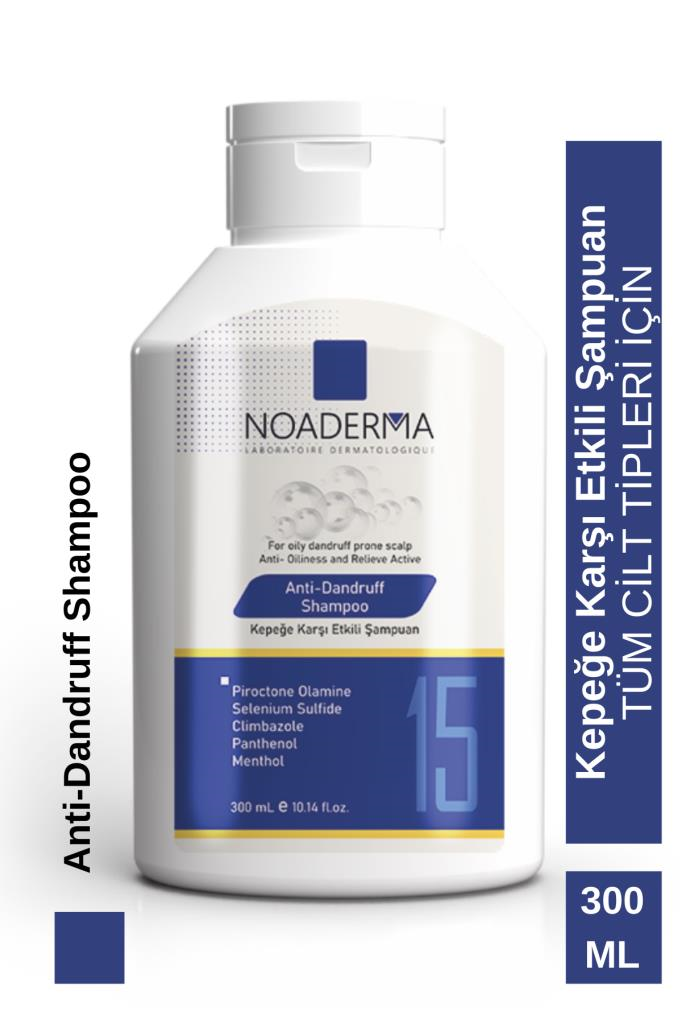 NOADERMA Kepeğe Karşı Etkili Şampuan 300 ml