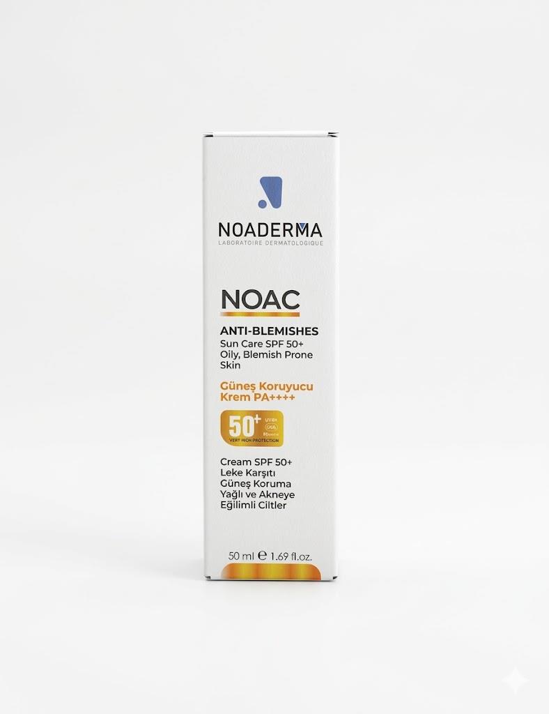 NOADERMA Noac Leke Karşıtı Güneş Koruma SPF50+ 50 ml – Yağlı ve Akneye Eğilimli Ciltler