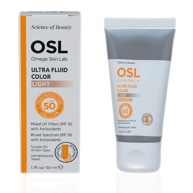 OMEGA SKIN LAB Ultra Fluid Color Light SPF50 50 ml
