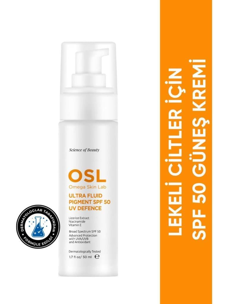 OSL Omega Skin Lab Omega Skin Lab Ultrafluid Pigment Spf50 50ml (LEKELİ CİLTLER İÇİN GÜNEŞ KREMİ)