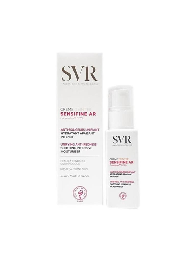 SVR Sensifine AR Creme Teintee Kızarıklık Karşıtı Yatıştırıcı ve Nemlendirici Renkli Yoğun Bakım Kremi 40 ml