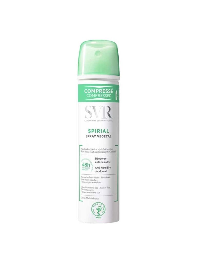 SVR Spirial Spray Vegetal 24 Saat Etkili Bitkisel İçerikli İz Bırakmayan Spray Deodorant 75 ml