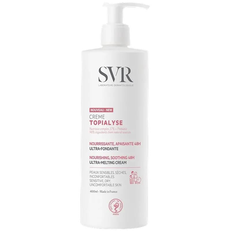 SVR Topialyse Baume Protect + Kuru ve Atopiye Eğilimli Ciltler için Yatıştırıcı ve Onarıcı Krem 400 ml