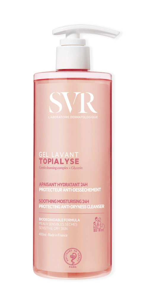 SVR Topialyse Gel Lavant Kuru ve Hassas ciltler için Nemlendiren Temizleyici 400 ml