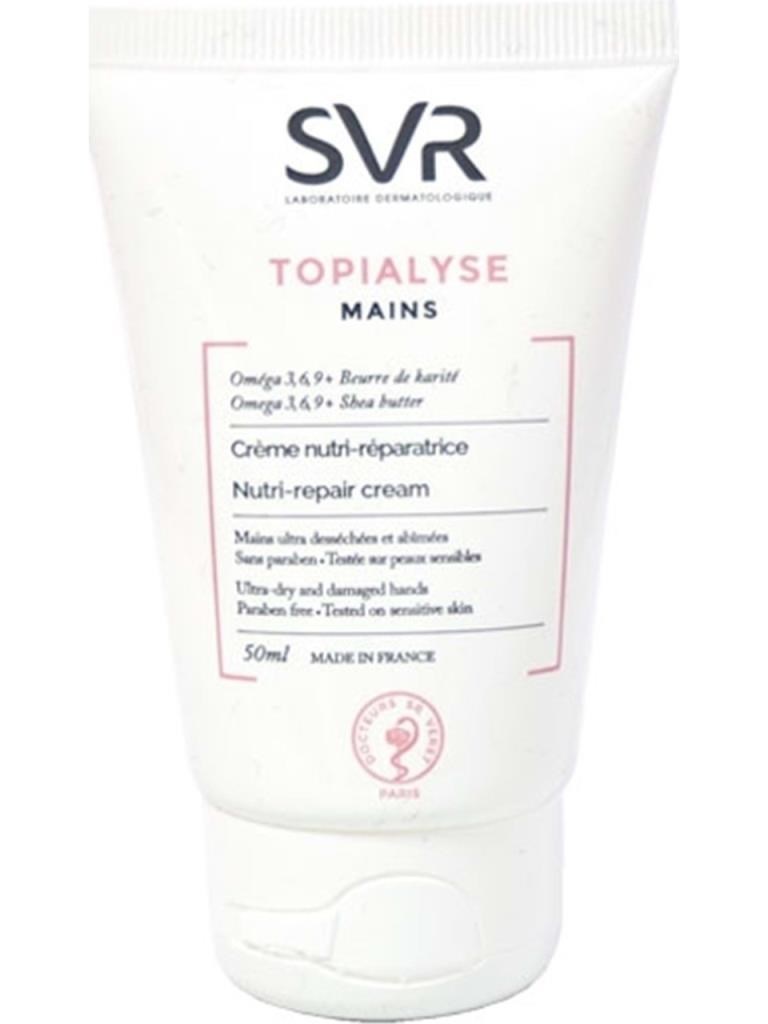 SVR Topialyse Mains Çok Kuru ve Yıpranmış Eller için Besleyici El Kremi 50 ml