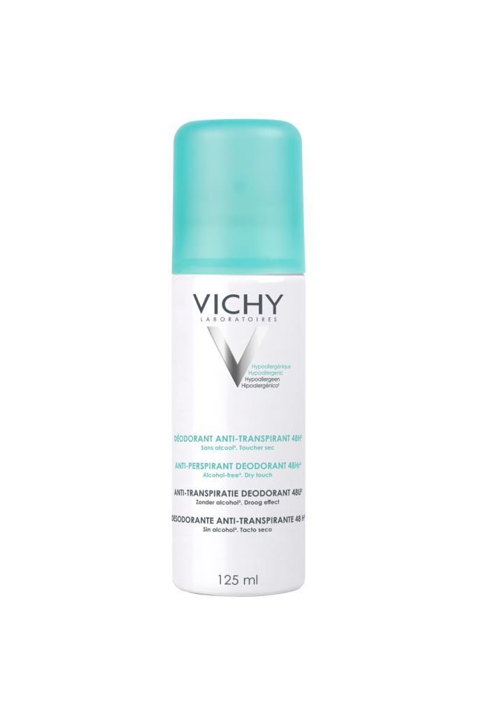 VICHY Deodorant Anti-Transpirant 48H Sprey 125 ml - Terleme ve Kötü Kokulara Karşı Etkinlik