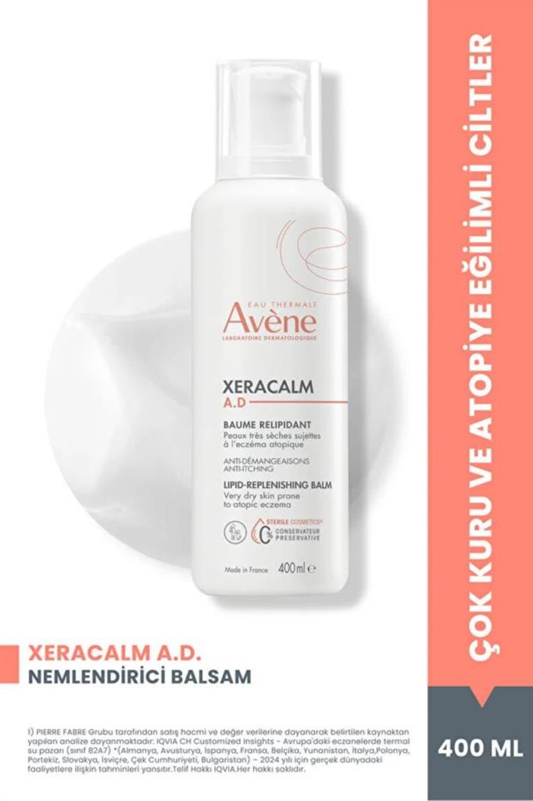 AVENE XeraCalm A.D. Lipid Replenishing Cream 400 ml 