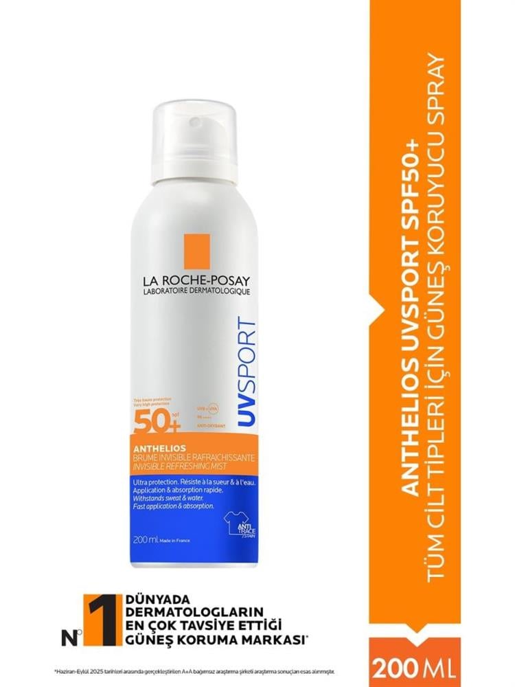 LA ROCHE POSAY Anthelios UVSPORT Invisible Refreshing Mist SPF50+ 200 ml