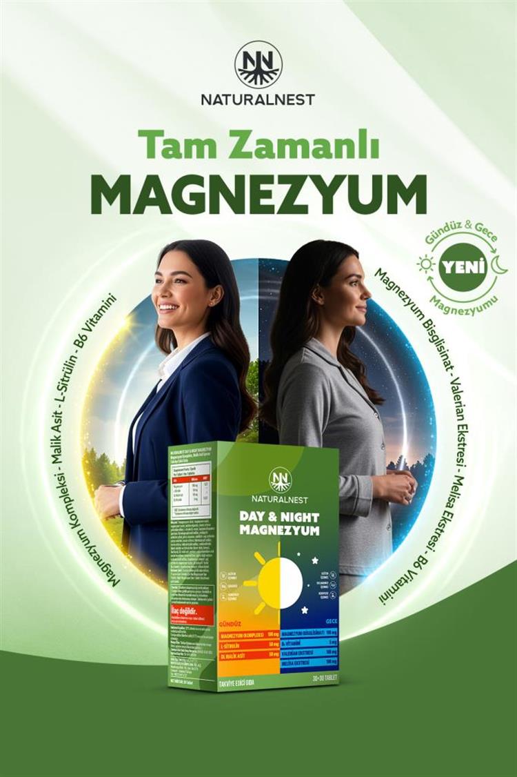 NATURALNEST Day & Night Magnesium 30+30 Tablet