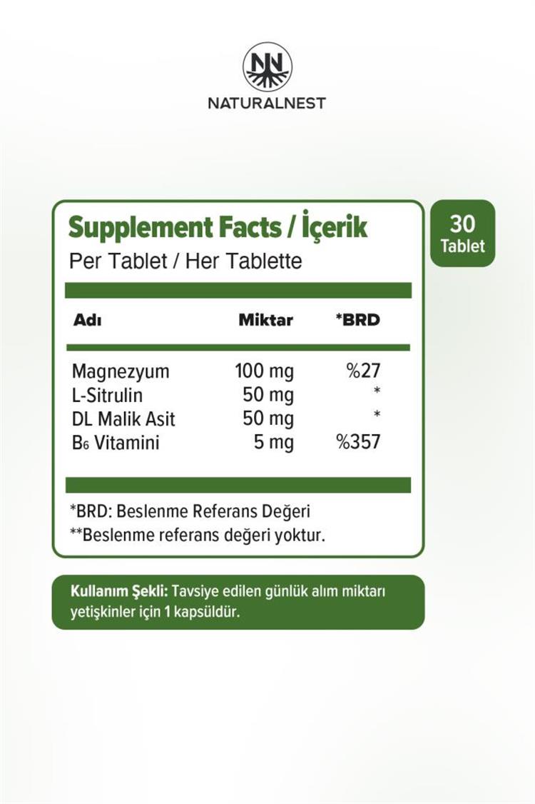 NATURALNEST Day & Night Magnesium 30+30 Tablet
