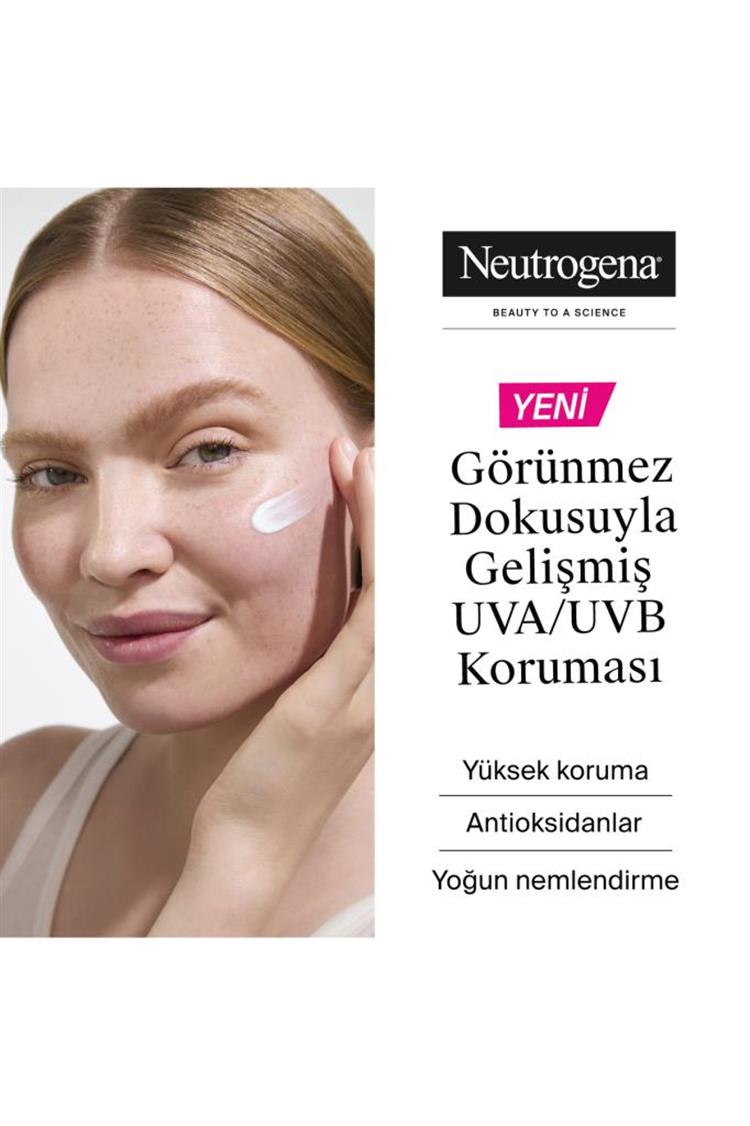 NEUTROGENA Ultra Sheer Invisible Cream Sunscreen SPF50 Hydration 50 ml