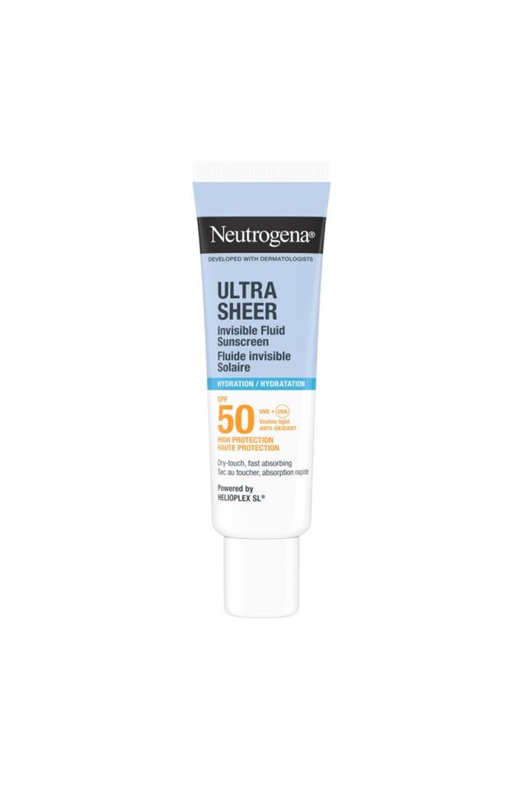 NEUTROGENA Ultra Sheer Invisible Fluide Sunscreen SPF50 Hydration 50 ml