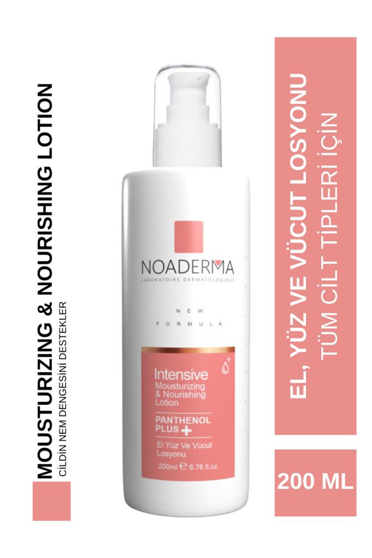NOADERMA Panthenol Plus El, Yüz & Vücut Losyonu 200 ml