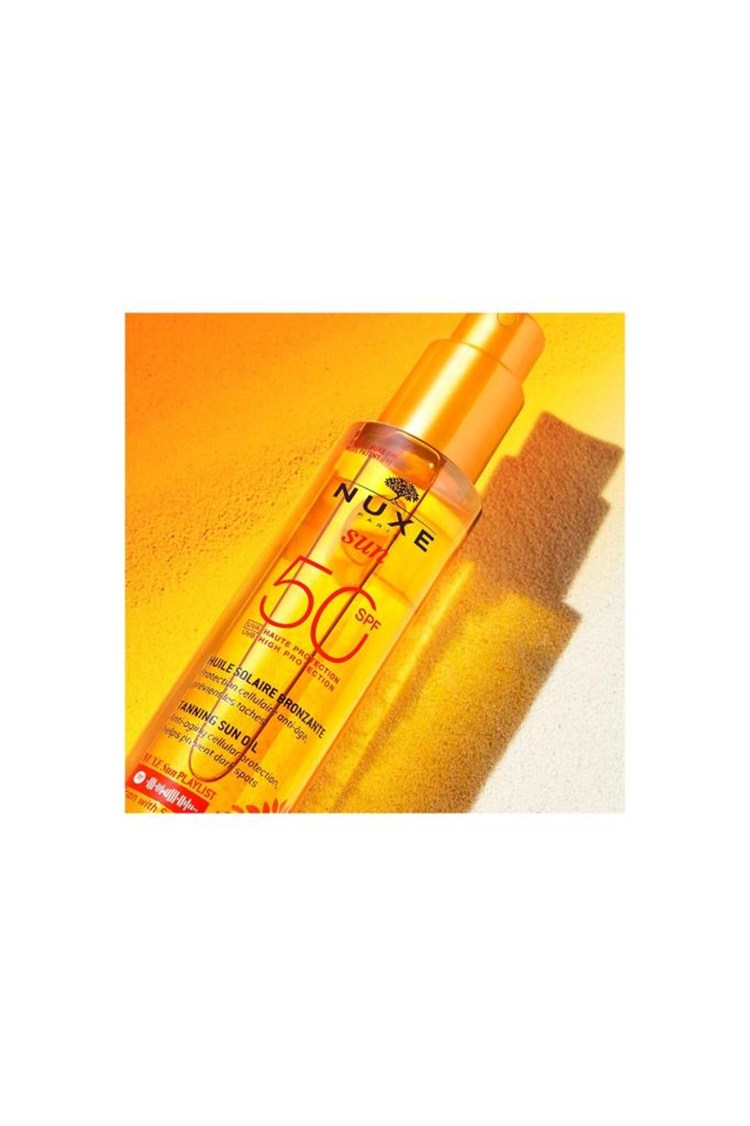 NUXE Huile Solaire Bronzlaştırıcı Yüz ve Vücut Yağı SPF50 150 ml