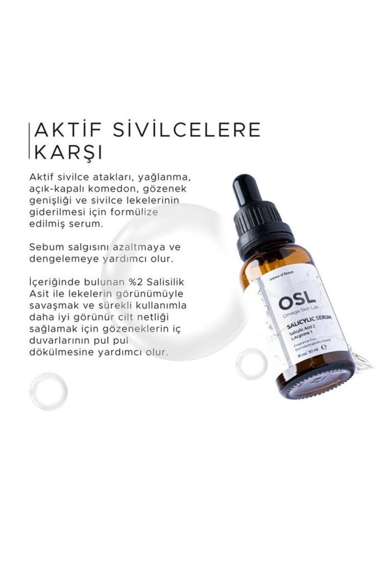 OMEGA SKIN LAB Salicylic %2 Serum 30 ml 
