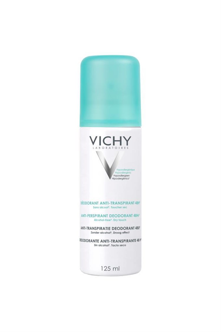 VICHY Deodorant Anti-Transpirant 48H Sprey 125 ml - Terleme ve Kötü Kokulara Karşı Etkinlik