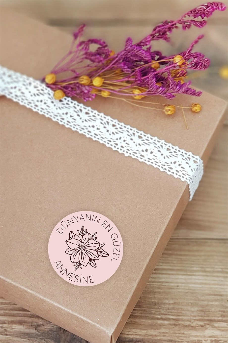Anneler Günü Sticker Seti 4 cm 35 adet