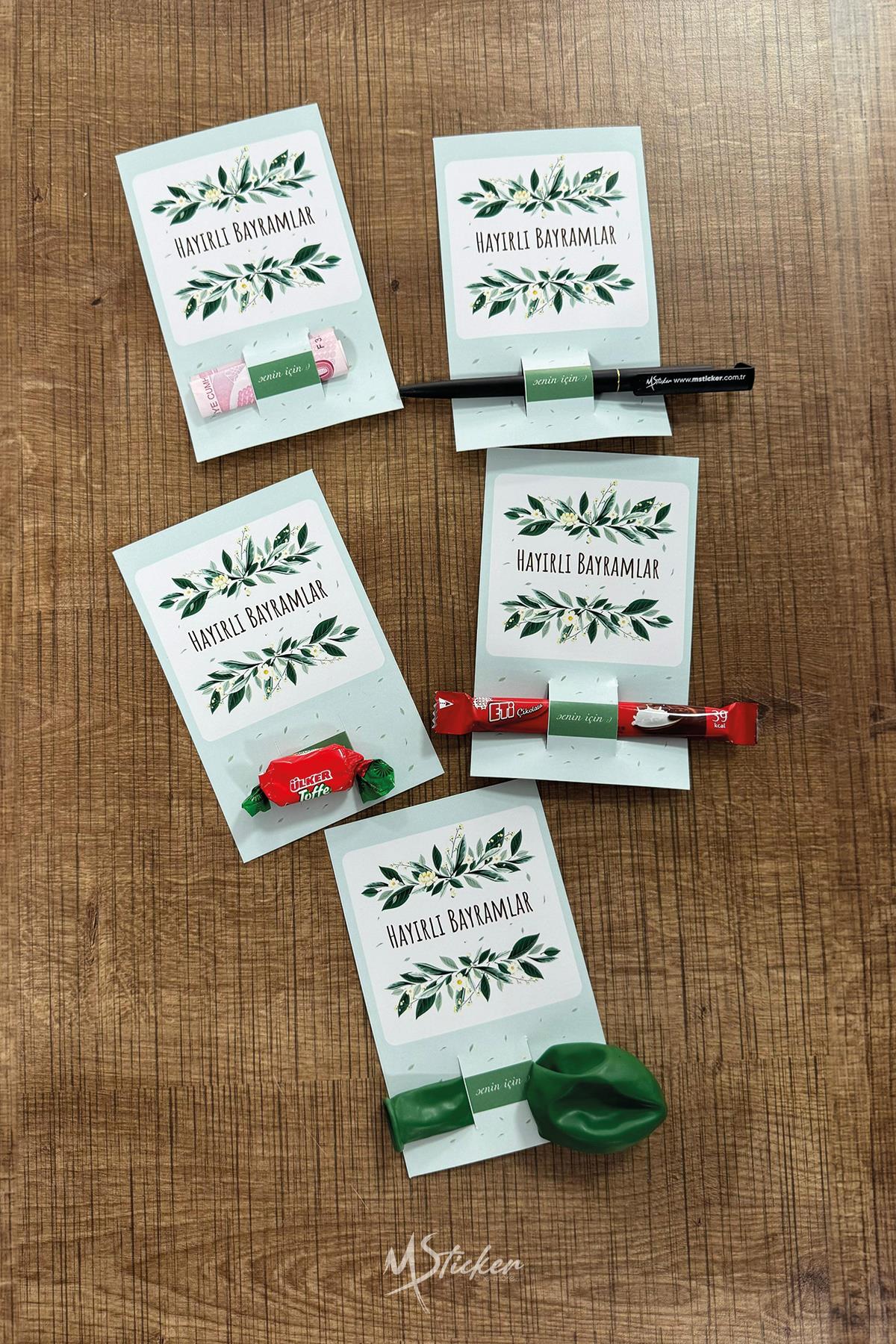 Bayram Tebrik Kartı 10 Adet Kurban Bayramı Hediye Kartı Tebrik Kartı Kurban Bayramı Ramazan Bayramı