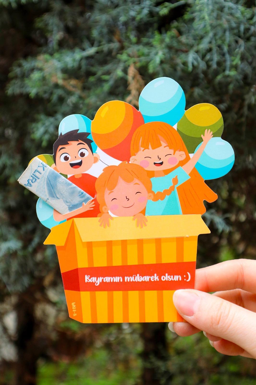 Bayram Tebrik Kartı 8 Adet Kurban Bayramı Hediye Kartı Tebrik Kartı Kurban Bayramı Ramazan Bayramı