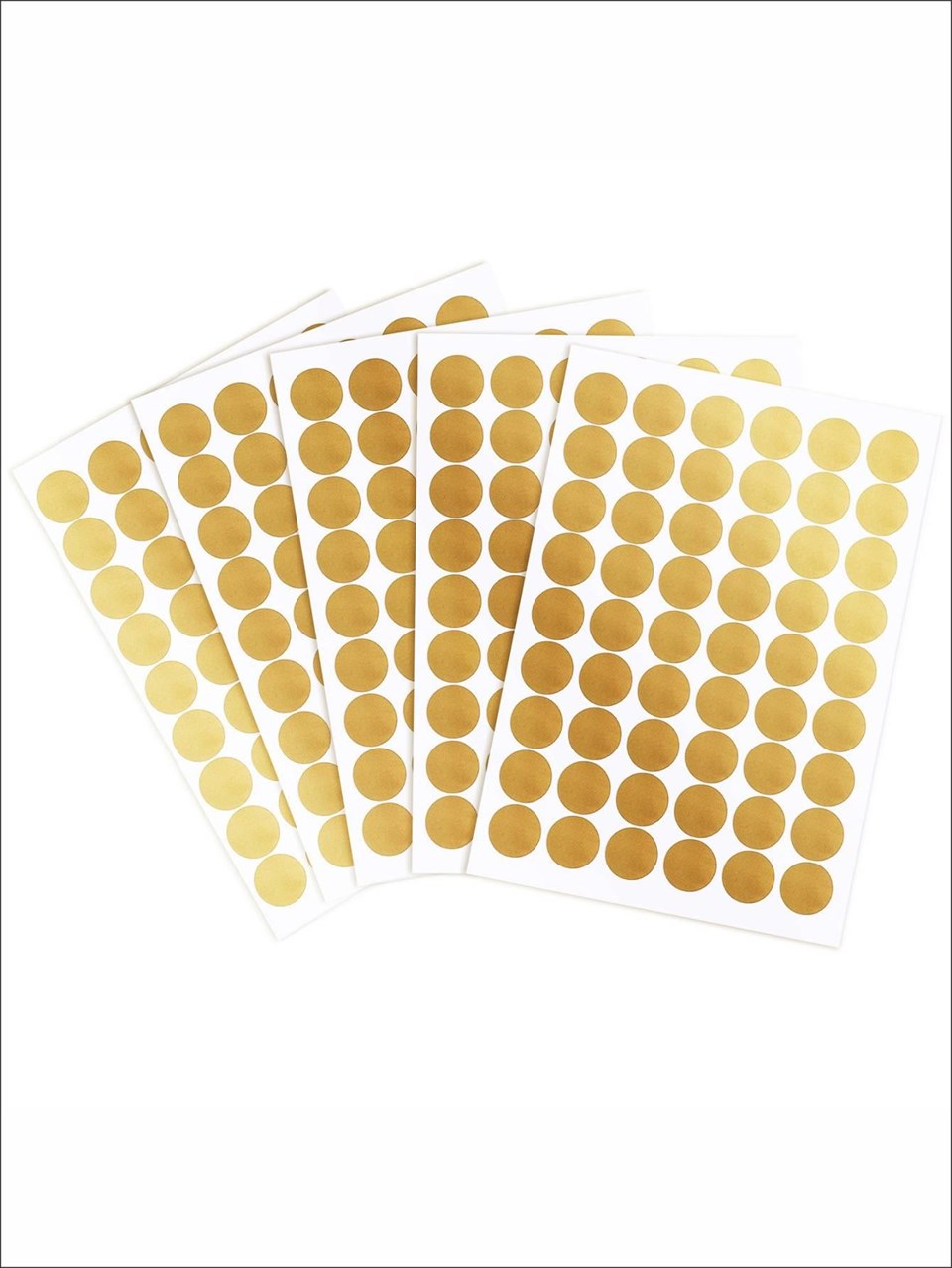 Gold Renkli Puantiye Duvar Sticker -150 Adet - 5 cm