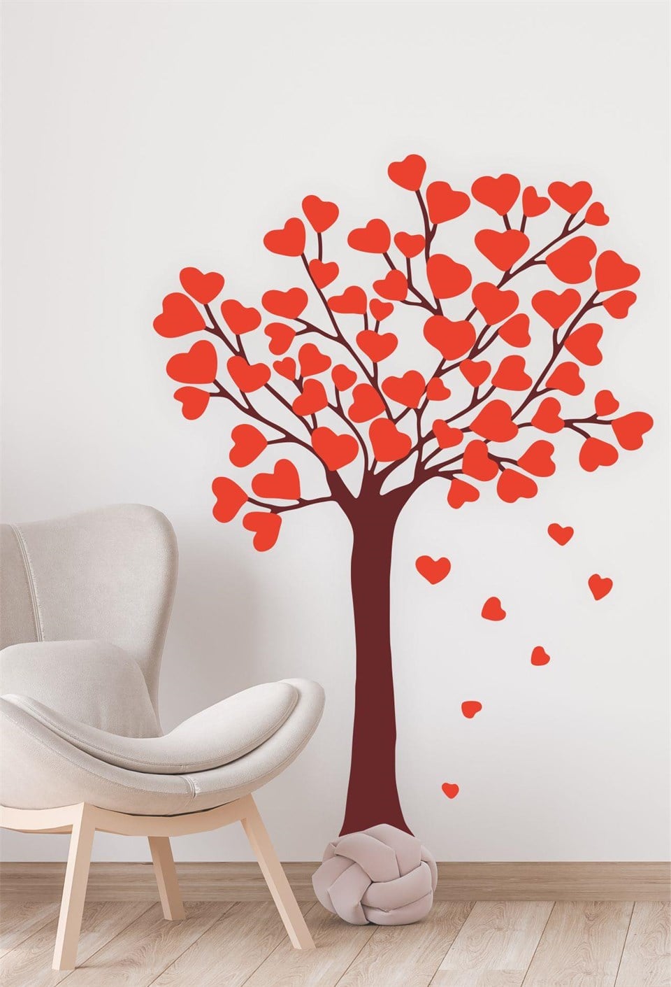 Kalpli Ağaç Çocuk Odası Sticker Seti (75x100 cm)