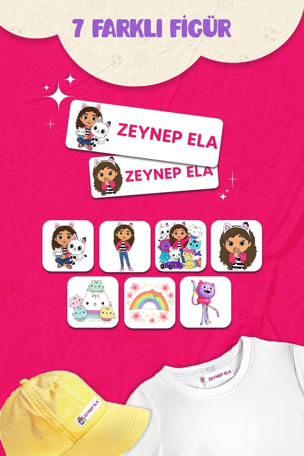 Kıyafet Etiketi - Okul Kıyafetlerine Kişiye Özel 30 Saniyede Kolay Uygulama Yıkanabilir -Gabby
