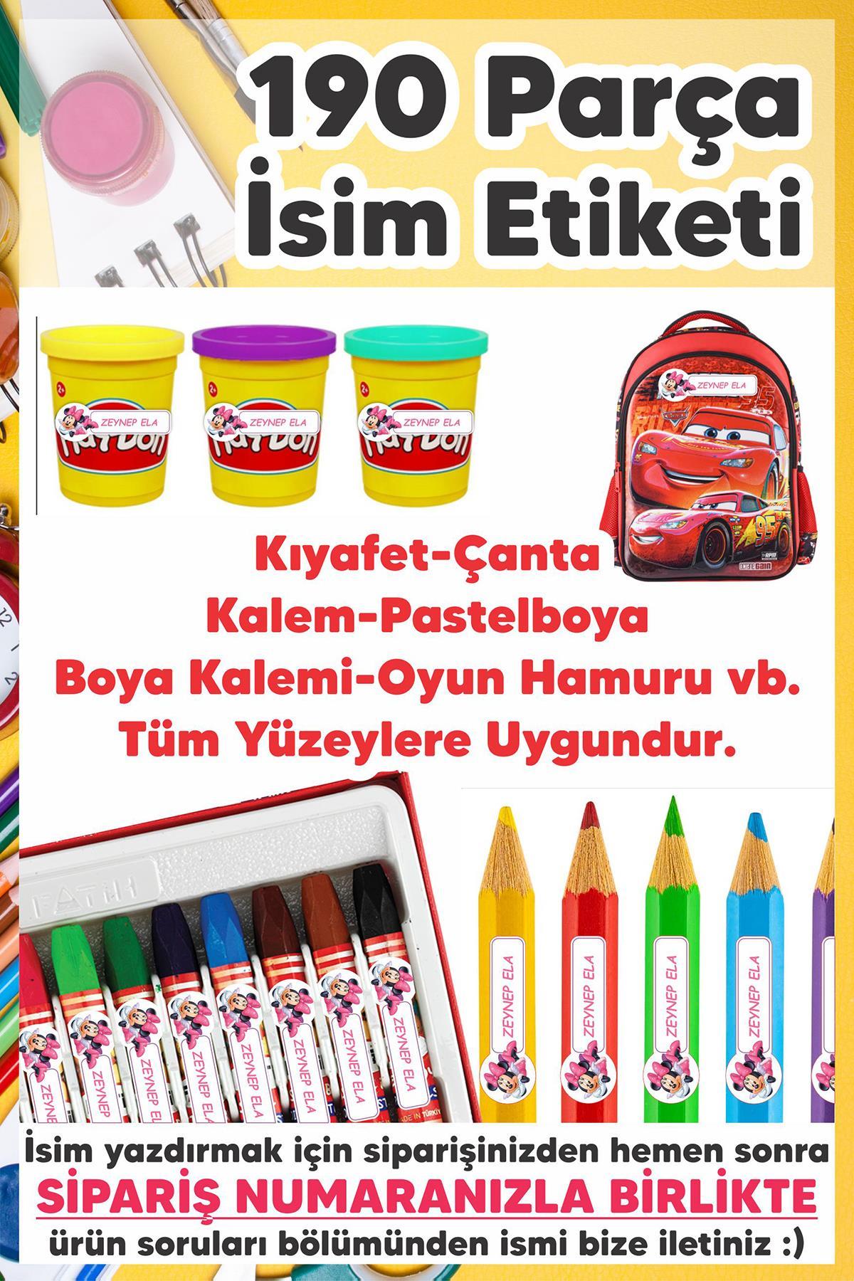 Okul Etiketi Kalem Defter Etiketi Özel Isim Yazılabilen Etiket Winnie The Pooh 1 - 190 Adet