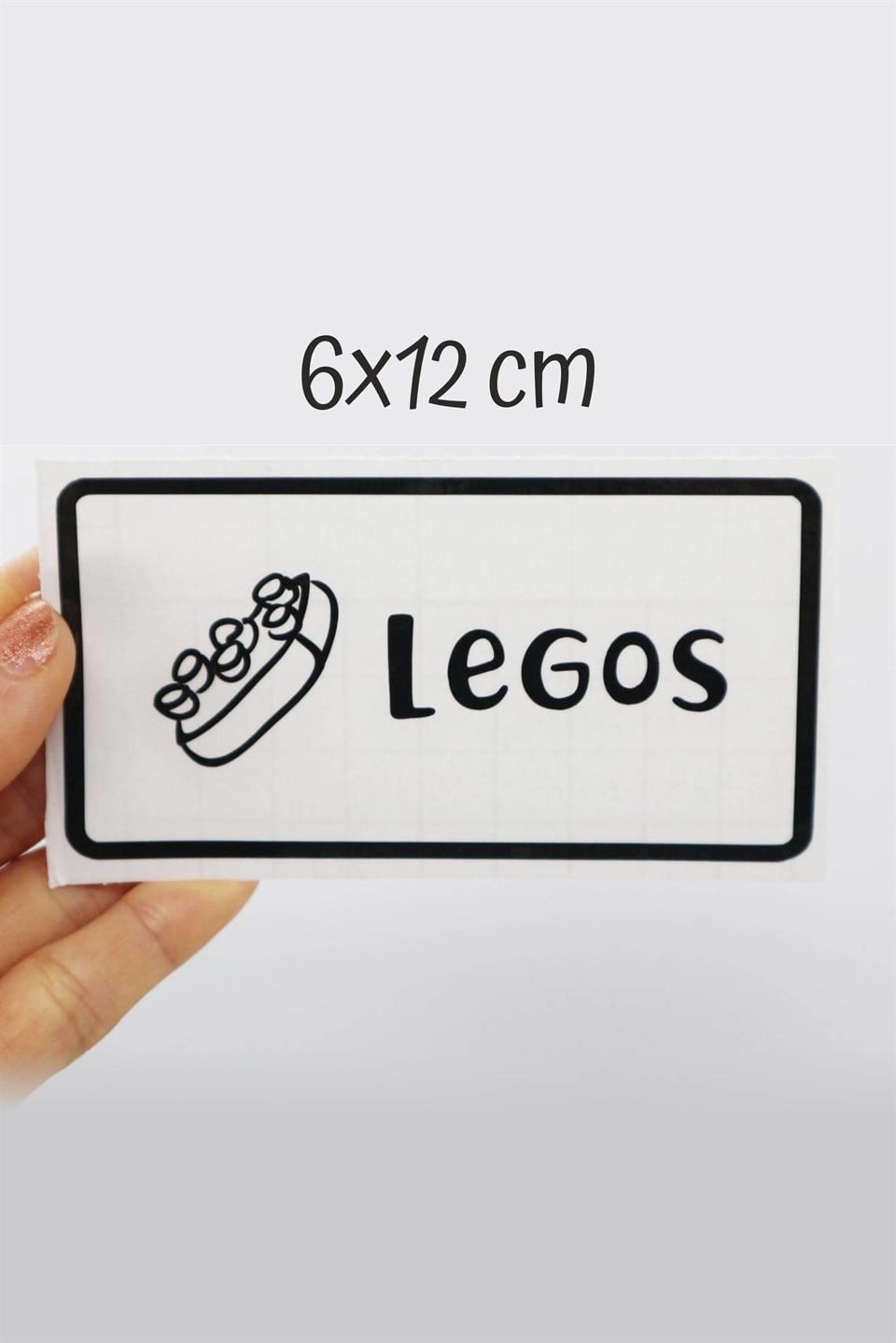 Oyuncak Kutusu Sticker-Organizer Etiket-Şeffaf Baskılı 28 adet