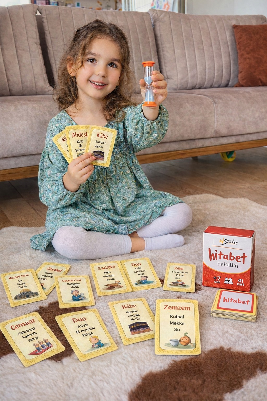 Ramazan Ayı Sticker Oyun ve Etkinlik Seti,7 li set Çocuklar için Ramazan Süsleme ve Etkinlik Seti6