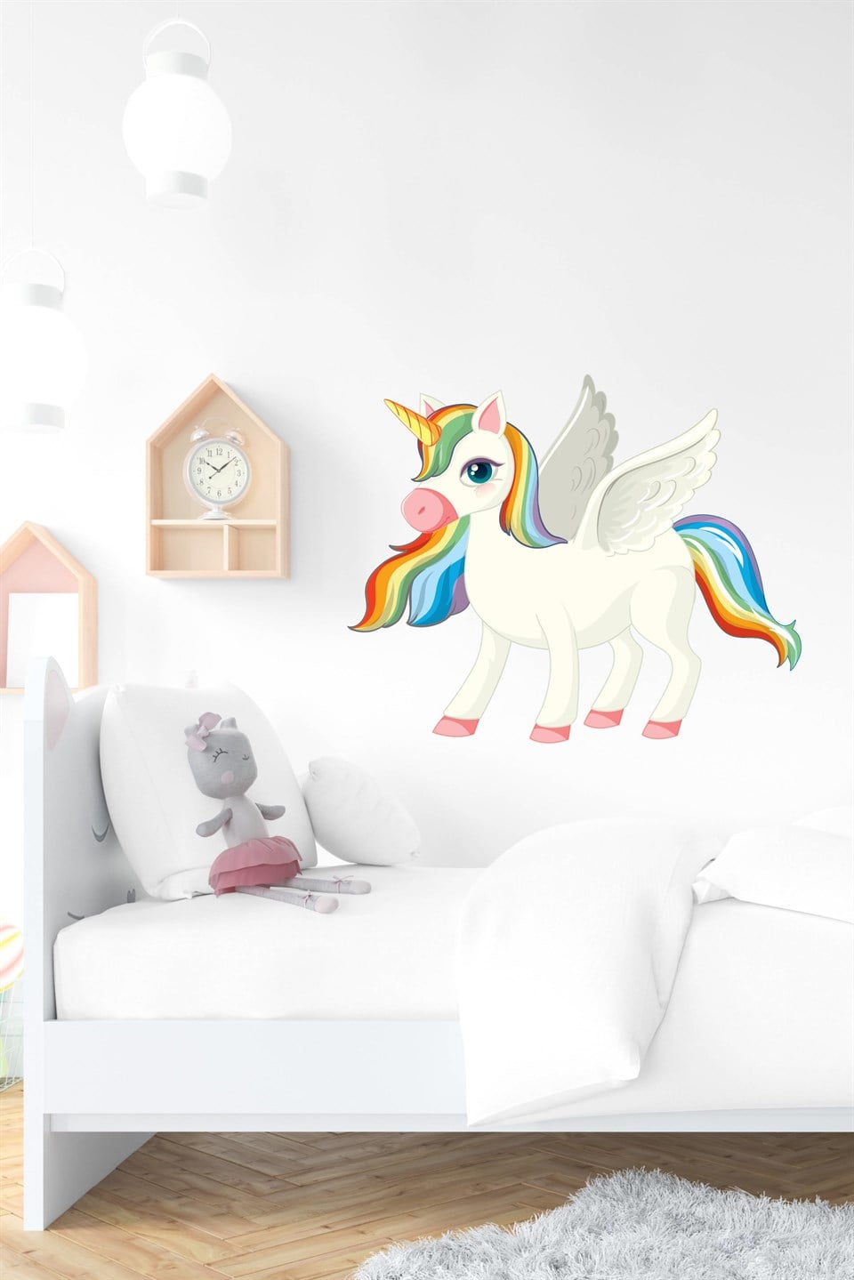 Sevimli Pony Duvar Sticker-Çocuk Bebek Odası Sticker