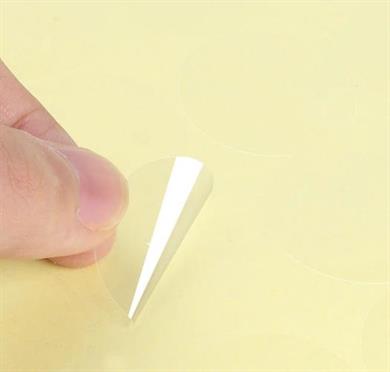 1000 adet 3 cm Şeffaf Etiket Kutu Kapatma Ağız Kapatma Sticker