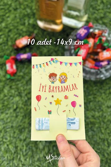 Bayram Tebrik Kartı 10 Adet Kurban Bayramı Hediye Kartı Tebrik Kartı Kurban Bayramı Ramazan Bayramı