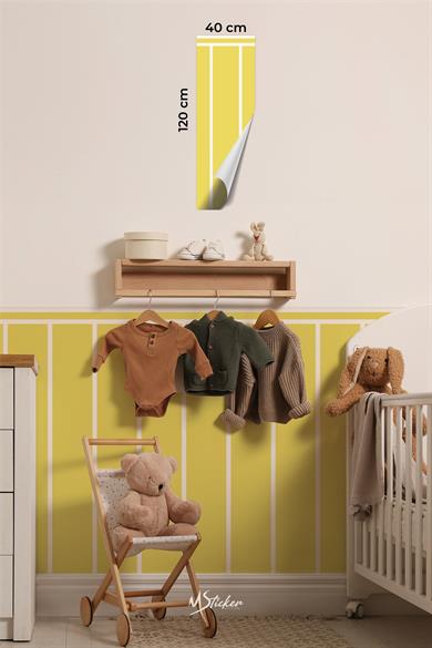 Dekoratif Duvar Folyosu Kendinden Yapışkanlı Desenli Duvar Kağıdı Görünümlü Folyo