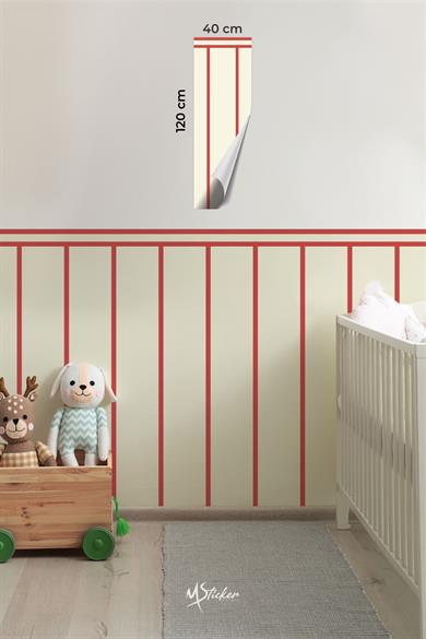 Dekoratif Duvar Folyosu Kendinden Yapışkanlı Desenli Duvar Kağıdı Görünümlü Folyo