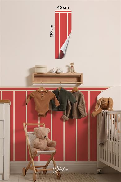 Dekoratif Duvar Folyosu Kendinden Yapışkanlı Desenli Duvar Kağıdı Görünümlü Folyo