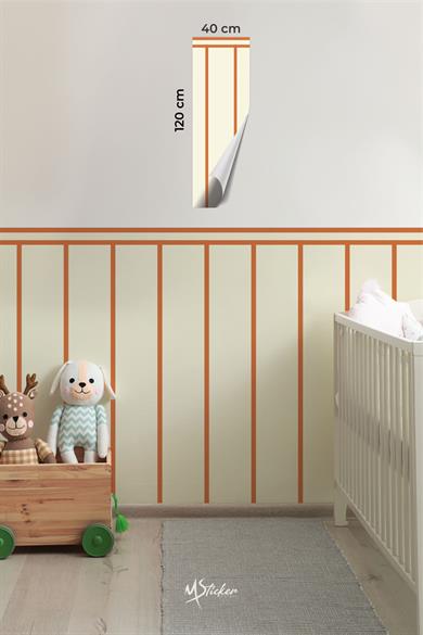 Dekoratif Duvar Folyosu Kendinden Yapışkanlı Desenli Duvar Kağıdı Görünümlü Folyo