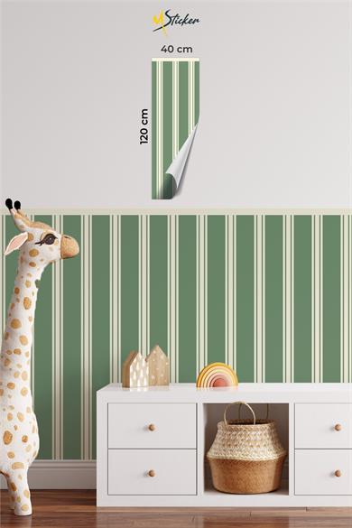 Dekoratif Duvar Folyosu Kendinden Yapışkanlı Desenli Duvar Kağıdı Görünümlü Folyo