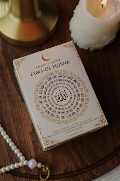 Esma-ül Hüsna Kart Seti – Allah’ın (c.c) 99 İsmi | Anlamlı ve Şık Tasarım Kartlar, Zengin içerik