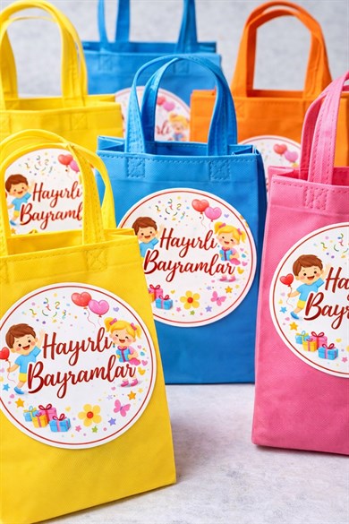 Hayırlı Bayramlar Sticker Etiket 4 cm 20 Adet – Bayram Şekerleme ve Hediye Paketlerine Etiket