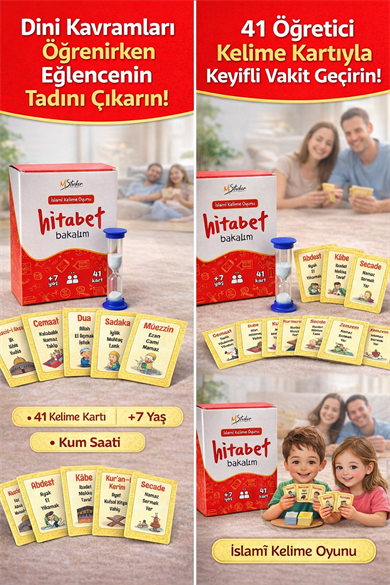 İslami Oyun Seti | Eşleştir Bakalım & Hitabet Bakalım | Hafıza, Dikkat ve Kelime Geliştirici Eğitici