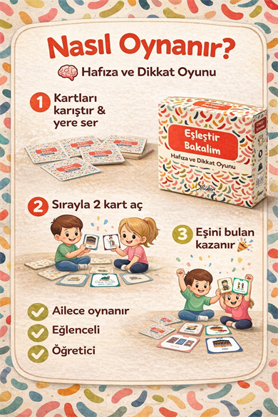 İslami Oyun Seti | Eşleştir Bakalım & Hitabet Bakalım | Hafıza, Dikkat ve Kelime Geliştirici Eğitici